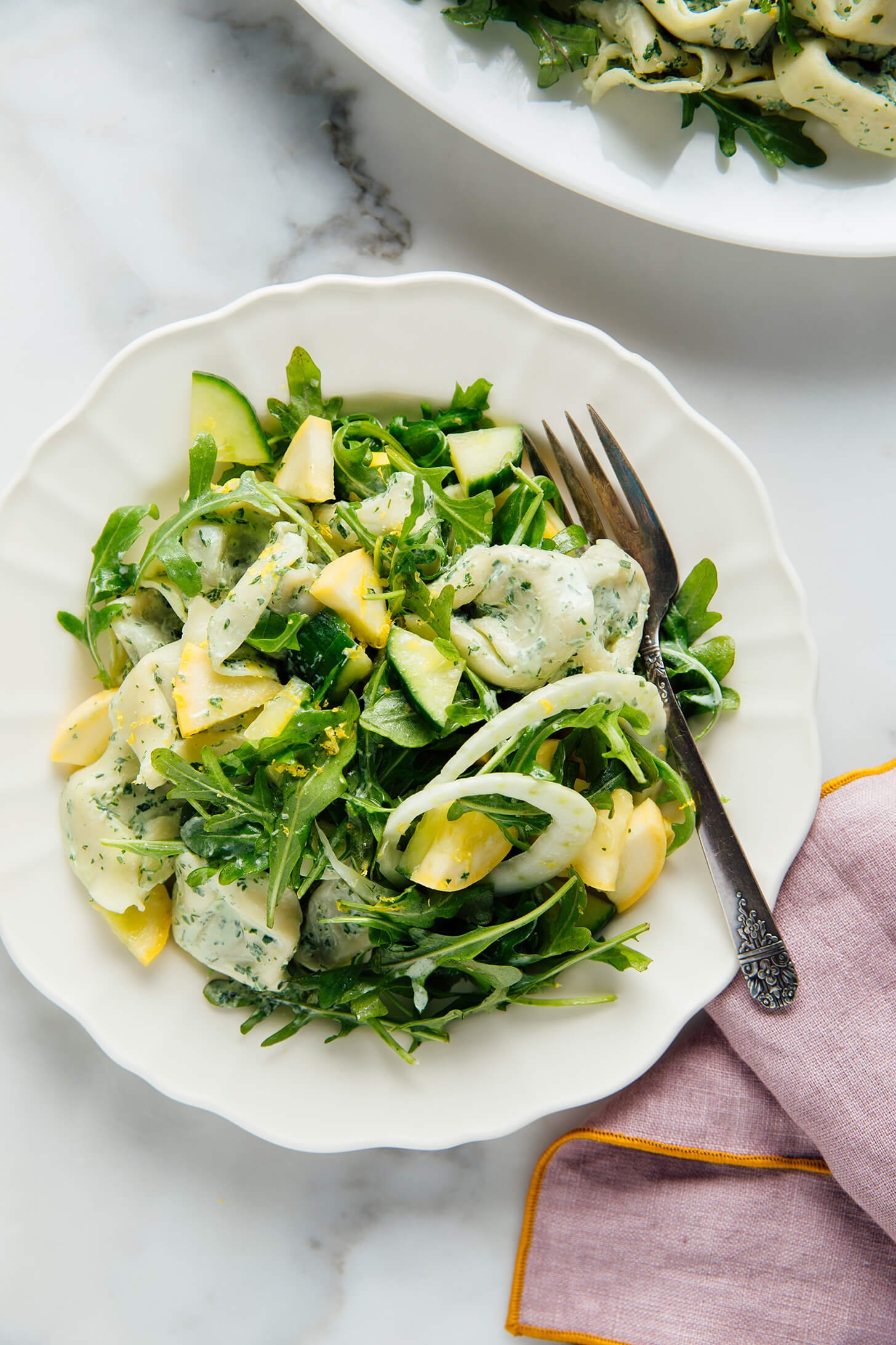 herbed tortellini pasta salad